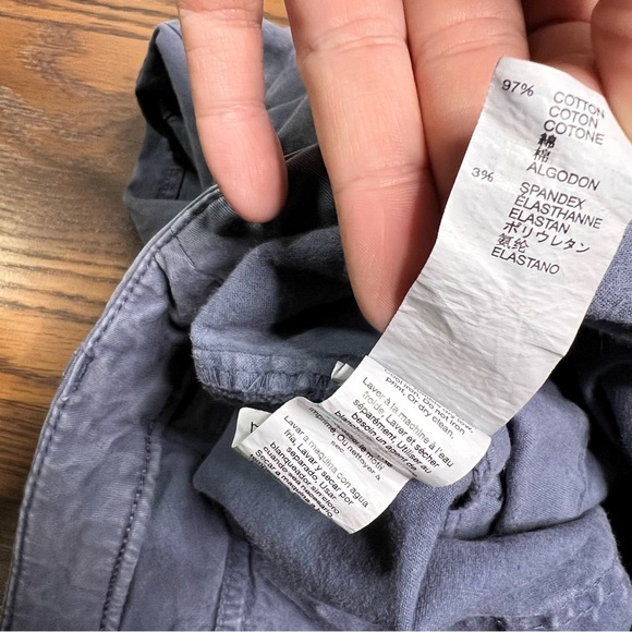 GAP Skinny Utility Khaki Pants in Blue/Grey Wash size 14 - Picture 8 of 12